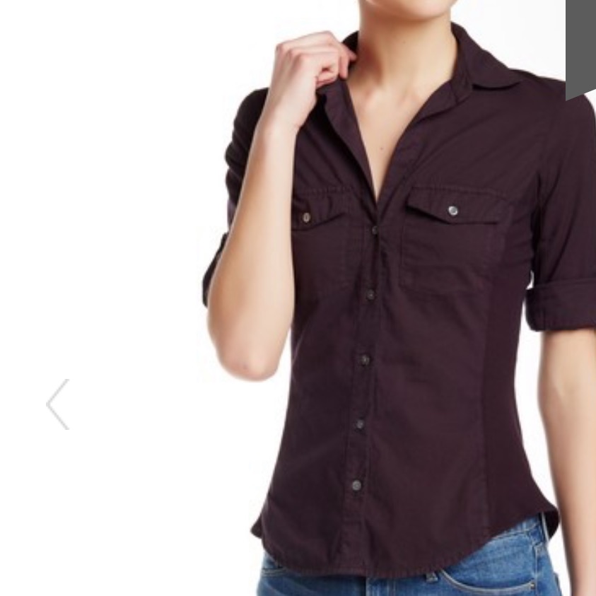 James Perse Button Down Top